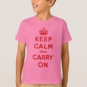 Blijf kalm en ga door met Origineel T-shirt