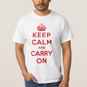 Blijf kalm en ga door met Origineel T-shirt