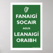 Blijf kalm en ga door! poster (Voorkant)