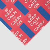 BLIJF KALM EN GA DOOR, TISSUEPAPIER (Detail)