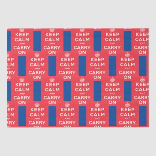 BLIJF KALM EN GA DOOR, TISSUEPAPIER (Voorkant)