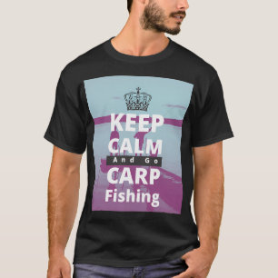 BLIJF KALM EN GA KARPERVISSEN  T-SHIRT