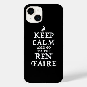 Blijf kalm en ga naar de Ren Faire Case-Mate iPhone 14 Hoesje
