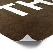 Blijf kalm en ga verder en probeer voor het hoofd  poster (Hoek)