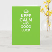 Blijf kalm en ga verder met de groetenkaart - VEEL Kaart (Gele Bloem)