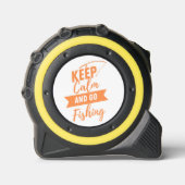 Blijf kalm en ga vissen rolmaat (Voorkant)