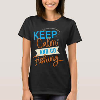 Blijf Kalm En Ga Vissen T-shirt