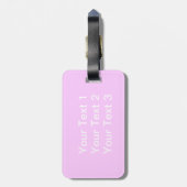 Blijf kalm en ga winkelen bagagelabel (Achterkant verticaal)