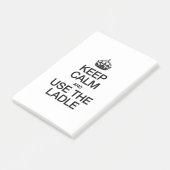 BLIJF KALM EN GEBRUIK DE LEPEL POST-IT® NOTES (Schuin)