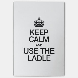 BLIJF KALM EN GEBRUIK DE LEPEL POST-IT® NOTES