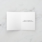 Blijf kalm en gegoten op Notecard Kaart (Binnen)