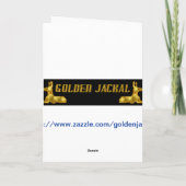 Blijf kalm en geniet van een vrolijke Vaderdag Kaart (Achterkant)