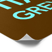 Blijf kalm en geniet van je Italiaanse Greyhound Poster (Hoek)