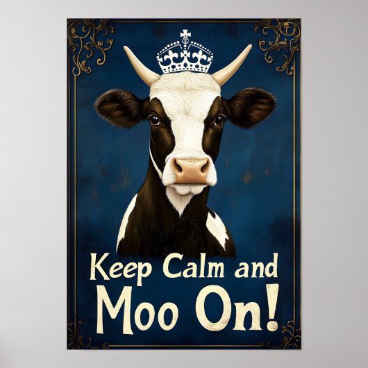 Blijf kalm en gezegend poster (Voorkant)