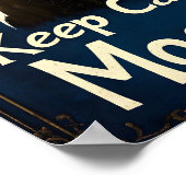 Blijf kalm en gezegend poster (Hoek)