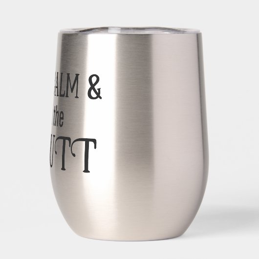 Blijf kalm en gooi de putt weg (Achterkant)