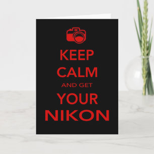 Blijf kalm en haal je Nikon Kaart