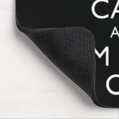 Blijf kalm en hou de radio aan muismat (Hoek)