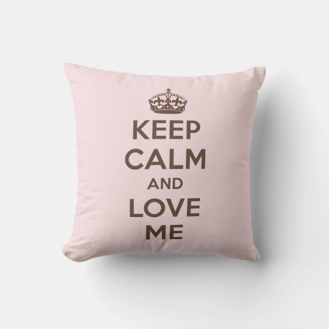 Blijf kalm en hou van me kussen (Voorkant)