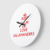 Blijf kalm en hou van Salamanders Grote Klok (Hoek)