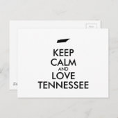  BLIJF KALM EN HOU VAN TENNESSEE BRIEFKAART (Voorkant / Achterkant)