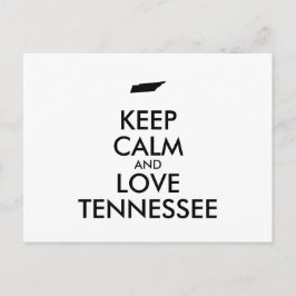  BLIJF KALM EN HOU VAN TENNESSEE BRIEFKAART