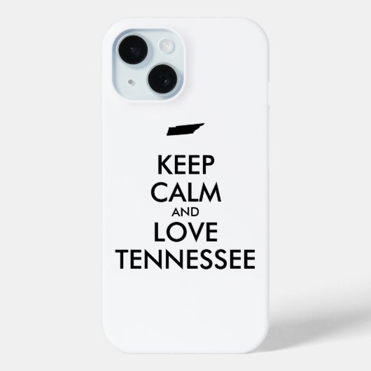 BLIJF KALM EN HOU VAN TENNESSEE Case-Mate iPhone CASE (Achterkant)