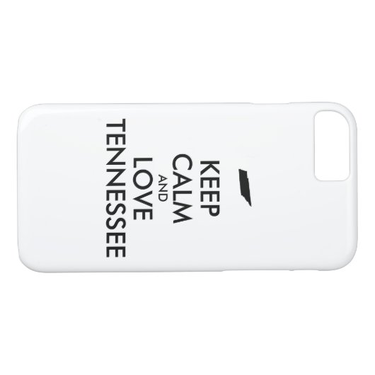  BLIJF KALM EN HOU VAN TENNESSEE Case-Mate iPhone CASE (Achterkant (Horizontaal))