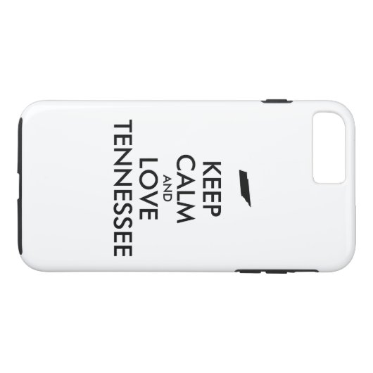  BLIJF KALM EN HOU VAN TENNESSEE Case-Mate iPhone CASE (Achterkant (Horizontaal))