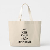 BLIJF KALM EN HOU VAN TENNESSEE GROTE TOTE BAG (Achterkant)
