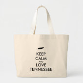BLIJF KALM EN HOU VAN TENNESSEE GROTE TOTE BAG (Voorkant)