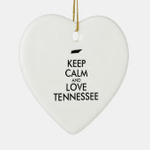 BLIJF KALM EN HOU VAN TENNESSEE KERAMISCH ORNAMENT (Rechts)