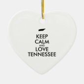 BLIJF KALM EN HOU VAN TENNESSEE KERAMISCH ORNAMENT (Voorkant)