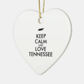 BLIJF KALM EN HOU VAN TENNESSEE KERAMISCH ORNAMENT (Links)