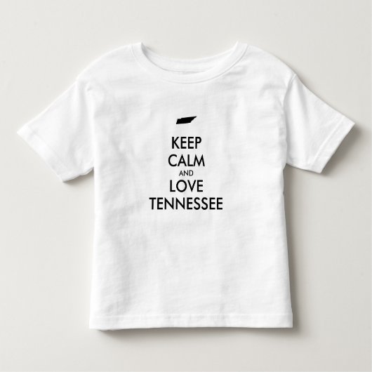  BLIJF KALM EN HOU VAN TENNESSEE KINDER SHIRTS (Voorkant)