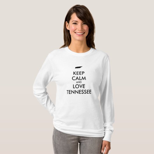  BLIJF KALM EN HOU VAN TENNESSEE T-SHIRT (Voorkant volledig)