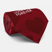 Blijf Kalm En Houd Voor Altijd Van Mij Stropdas (Opgerold)