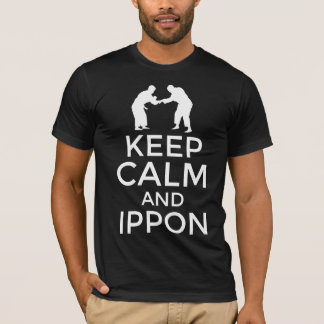 Blijf kalm en ippon t-shirt