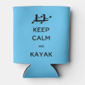 Blijf kalm en kajak met me seltzer Koelbox Blikjeskoeler (Voorkant)