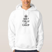 BLIJF KALM EN KAMP HOODIE (Voorkant)