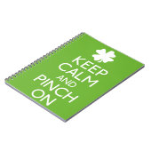 Blijf kalm en knijp in het Notitieboek (Linkerzijde)