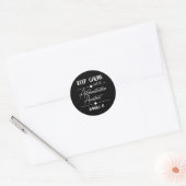Blijf kalm en laat admin assistent het afhandelen ronde sticker (Envelop)