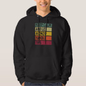 Blijf kalm en laat Alonzo deze retro quote afhande Hoodie (Voorkant)