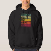 Blijf kalm en laat Beau deze retro quote afhandele Hoodie (Voorkant)
