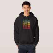 Blijf kalm en laat Ciara dit citaat retro behandel Hoodie (Voorkant volledig)