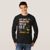 Blijf kalm en laat Freyja repareren het Handyman C T-shirt (Voorkant volledig)