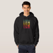 Blijf kalm en laat Jonathon dit retro quot afhande Hoodie (Voorkant volledig)