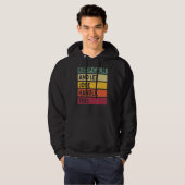Blijf kalm en laat Jose dit retro citaat behandele Hoodie (Voorkant volledig)