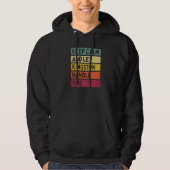 Blijf kalm en laat Kingston deze retro quot afhand Hoodie (Voorkant)