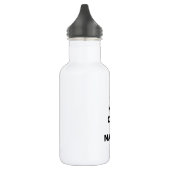 blijf kalm en laat me kraken waterfles (Links)